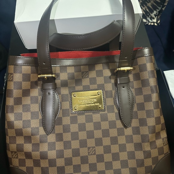 Louis Vuitton Hampstead MM Damier Leather Tote - Picture 1 of 3